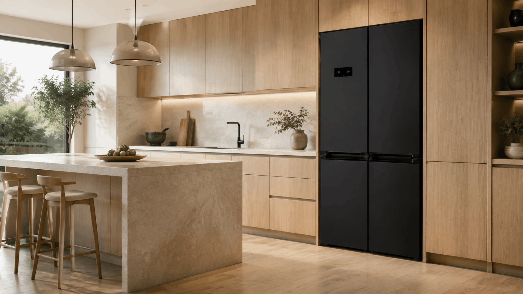 REFRIGERATEUR SIDE BY SIDE 84 CM BLACK MATT 620 L TOTALEMENT NO FROST INFINITY